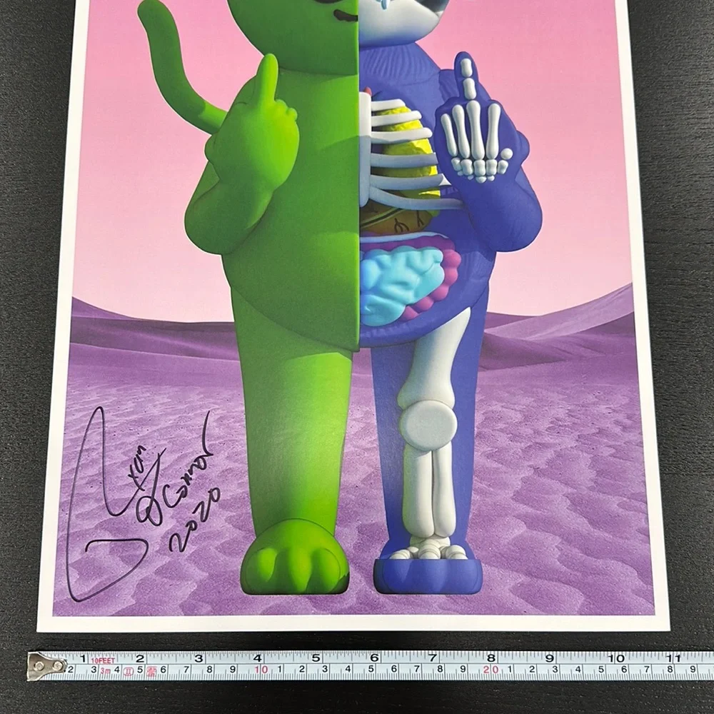Rip N Dip Signed Anatomy Poster
